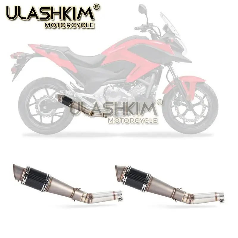 Выхлопная труба глушителя для мотоцикла из углеродного волокна выхлопная без