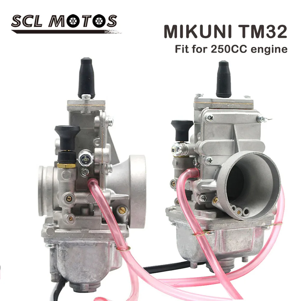 

SCL MOTOS Motorcycle Carburetor 32mm Mikuni TM32 Carb 2T 4T TM/TMX Flat Slide Smoothbore Carburador Carb Motorbike Racing New