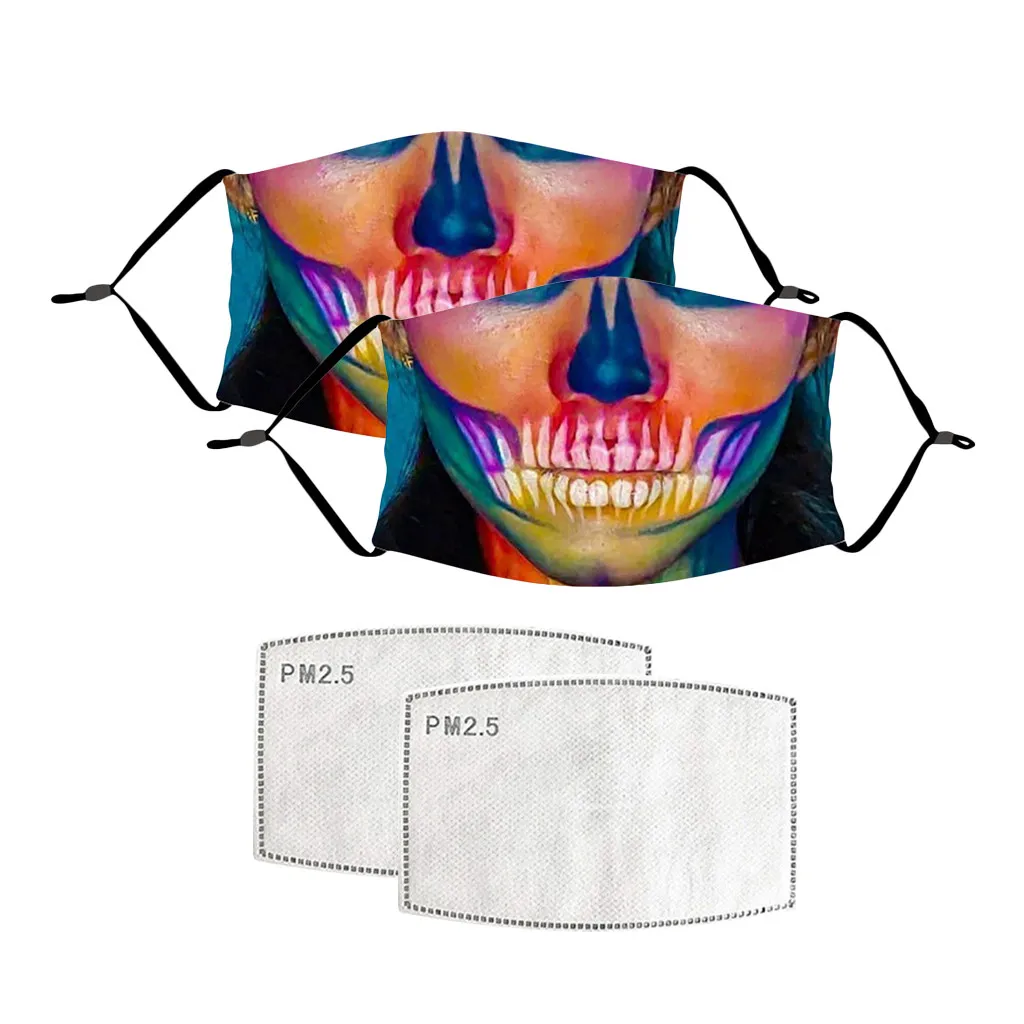 Маски Детские Тканевые Многоразовые моющиеся с активированным углем 2 шт.|Маска