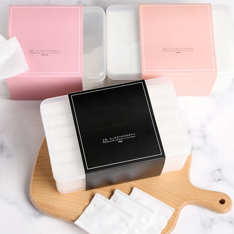 1000 шт средство для снятия макияжа лица ватные диски Косметическая ткань мягкая