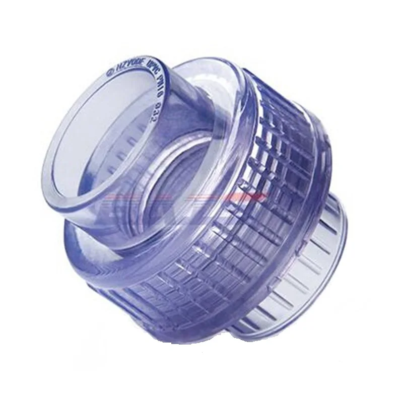 1 шт. ПВХ прозрачный прямой соединитель внутренний диаметр 20-63 мм водопровод