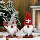 Деревянные украшения Рождественские украшения для дома, Дед Мороз, гном, декор для стола, рождественские подарки, новый год 2021, 2022