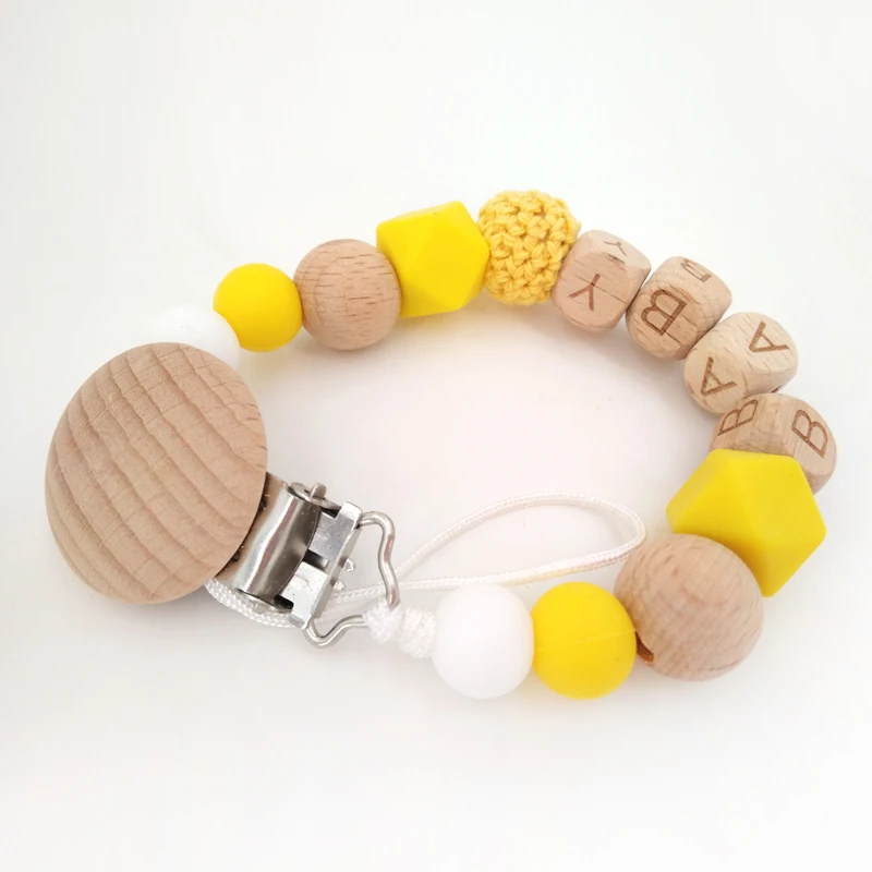 Силиконовая цепочка для соски безопасное Прорезывание Зубов прорезывателя