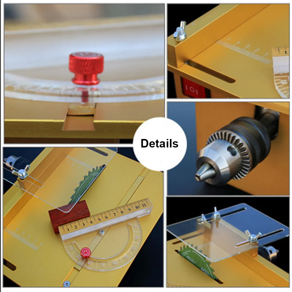 Настольная мини-пила 24 В постоянного тока для ручной работы верстак