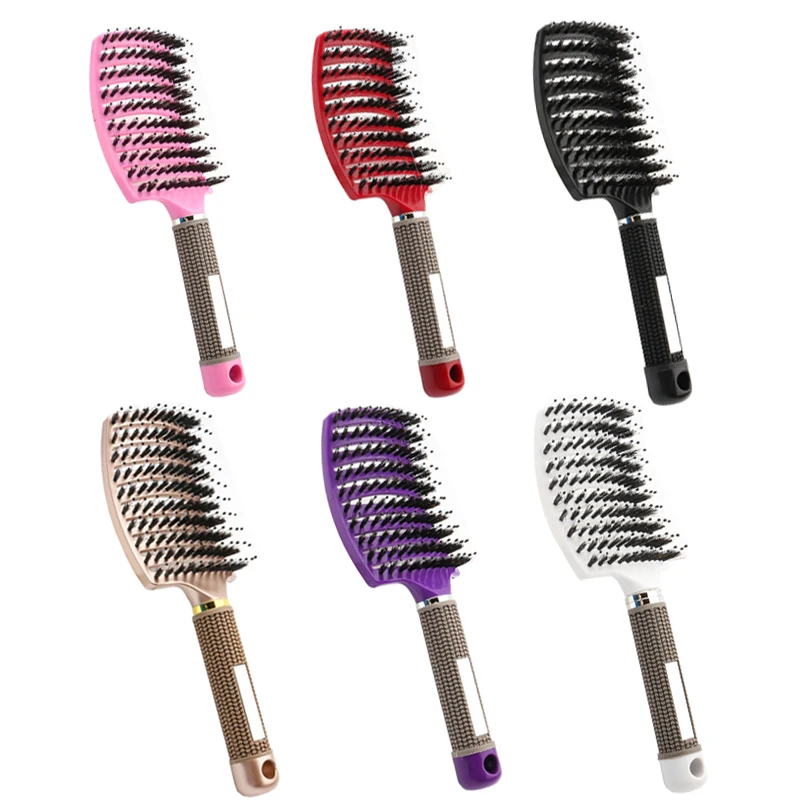 Расческа для волос Detangle Женская щетка Массажная парикмахерские инструменты