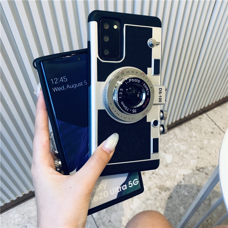 Чехлы для телефона с 3D камерой Samsung Galaxy Note 20 Ultra Vintage Emily In Paris такой же чехол задняя