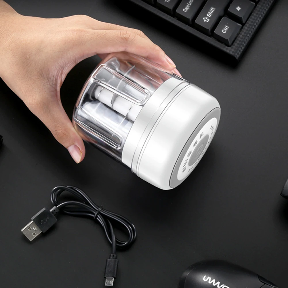Электрический давилка чеснока прочная зарядка через USB измельчитель Резак