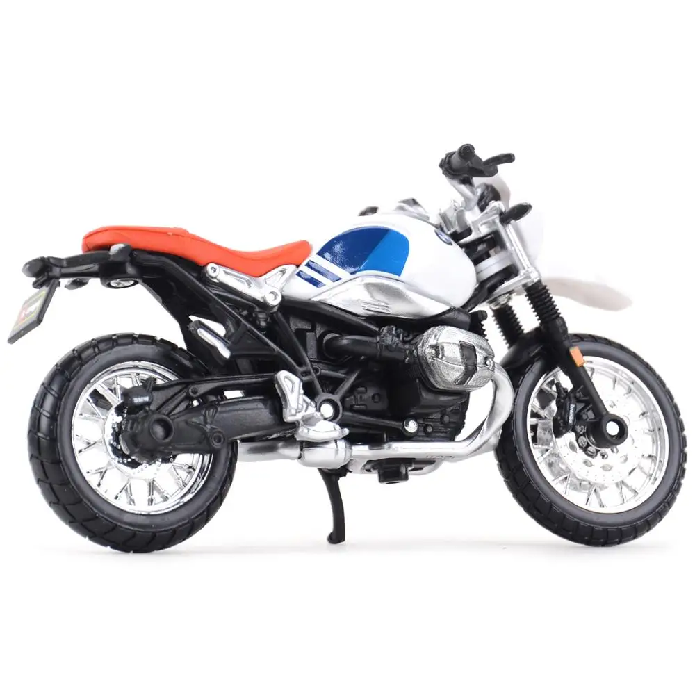 Bburago 1:18 BMW R nineT Urban GS оригинальная Авторизованная модель мотоцикла из сплава