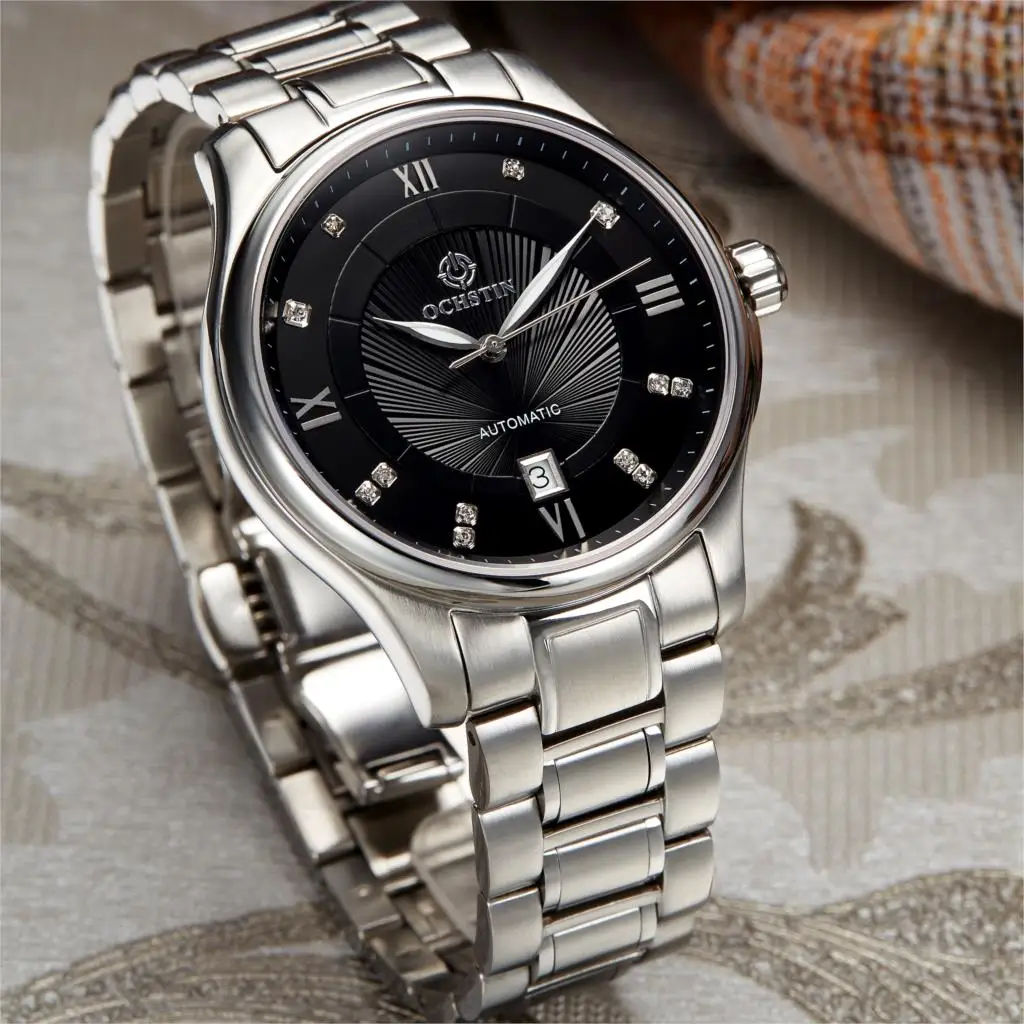 OCHSTIN автоматические механические часы мужские водонепроницаемые из нержавеющей