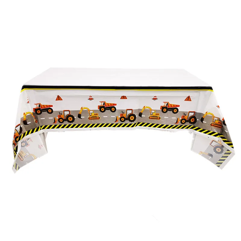 

Construction Tractor Theme Excavator Balloons Truck Vehicle Banners Plate Baby Shower Kids Boys Happy Birthday Party Supplies