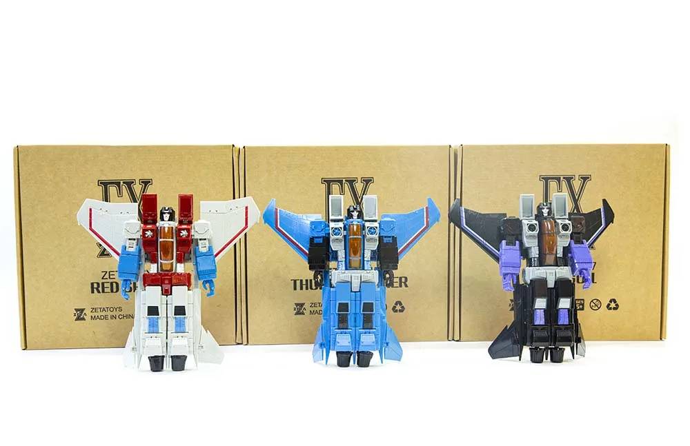 Новые игрушки-Трансформеры Робот Зета игрушки EX-15 starcry EX-16 Thundercracker EX-17 Skywarp MP