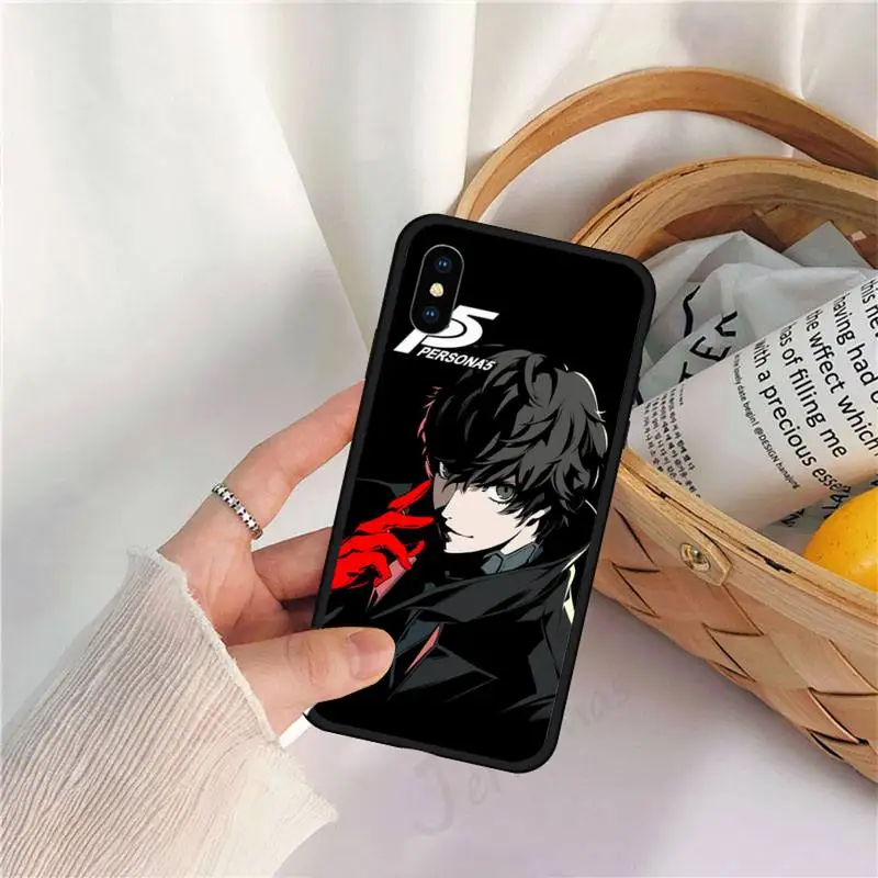 

persona 5 japanese anime manga Phone Case for iPhone 11 12 mini pro XS MAX 8 7 6 6S Plus X 5S SE 2020 XR high quality funda
