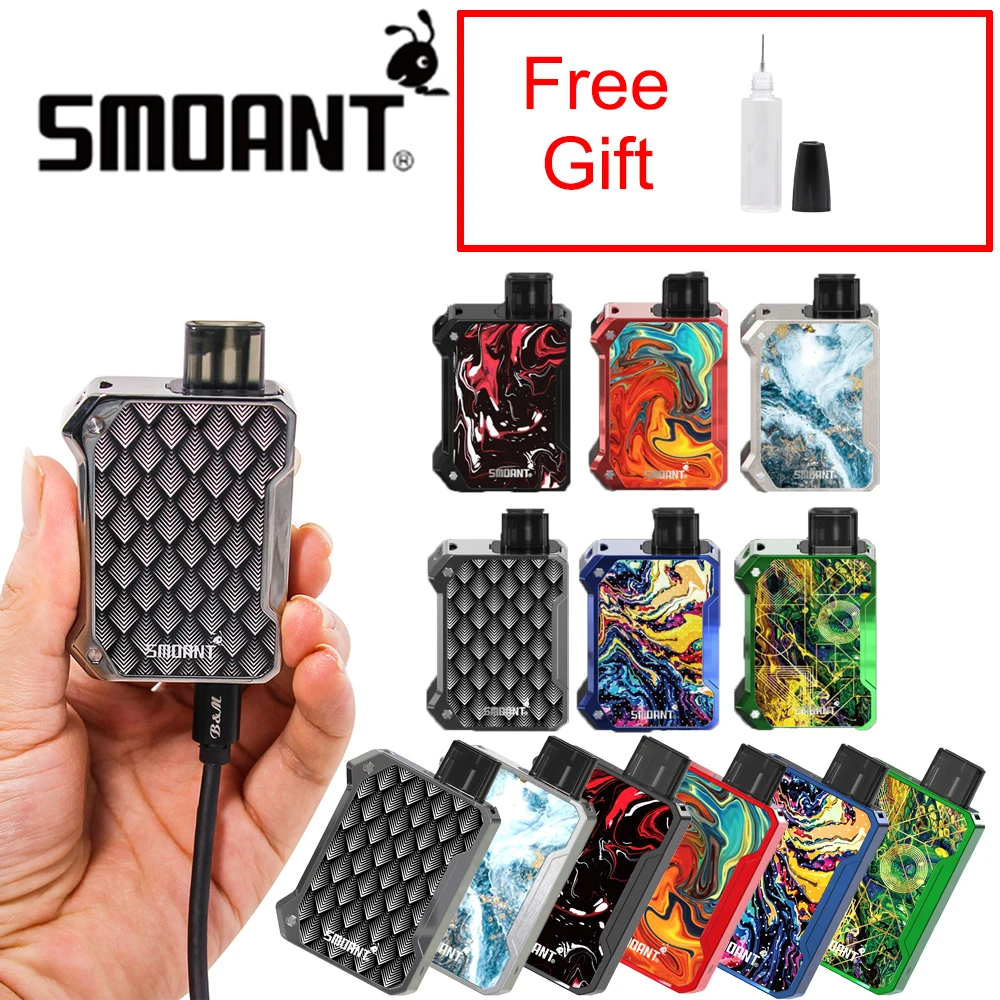 Smoant Battlestar детский вейп комплект 750 мач с 15 вт 2 мл Pod системой ом Ni80/ом сетчатая