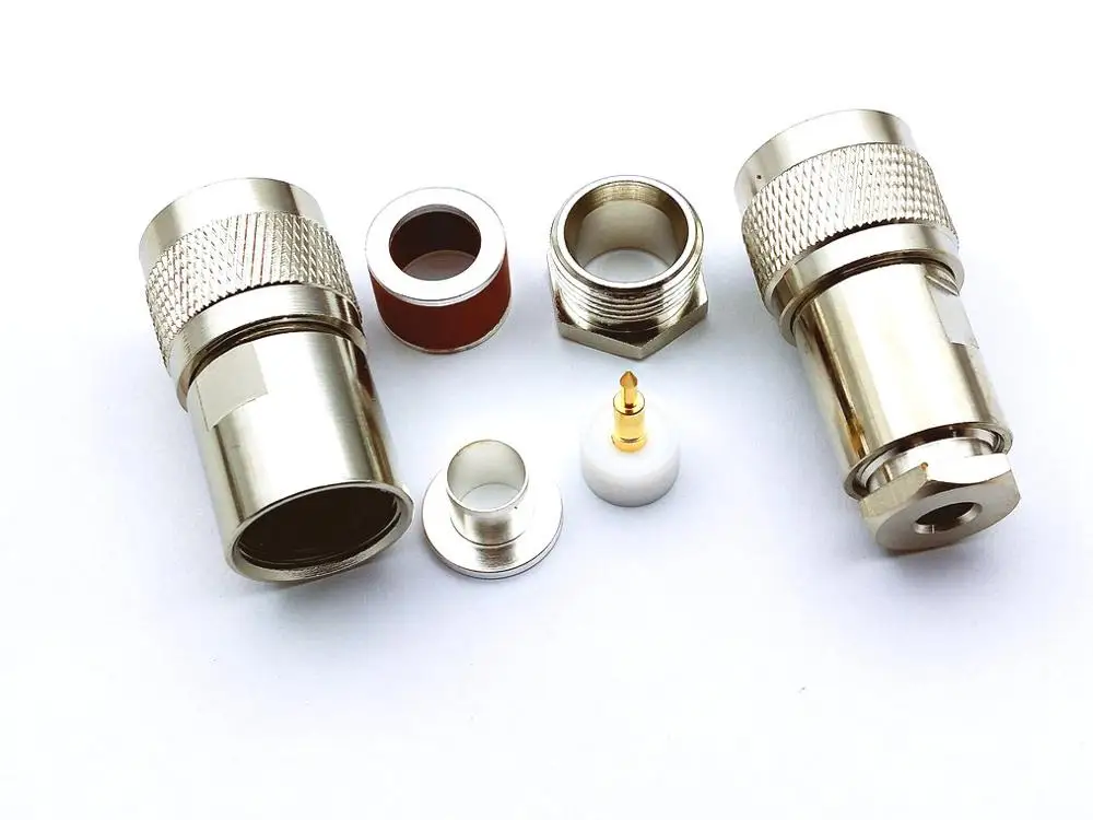 

1PCS N male Plug ST Clamp for LMR195 RG400 RG58 RG142 cable RF connector