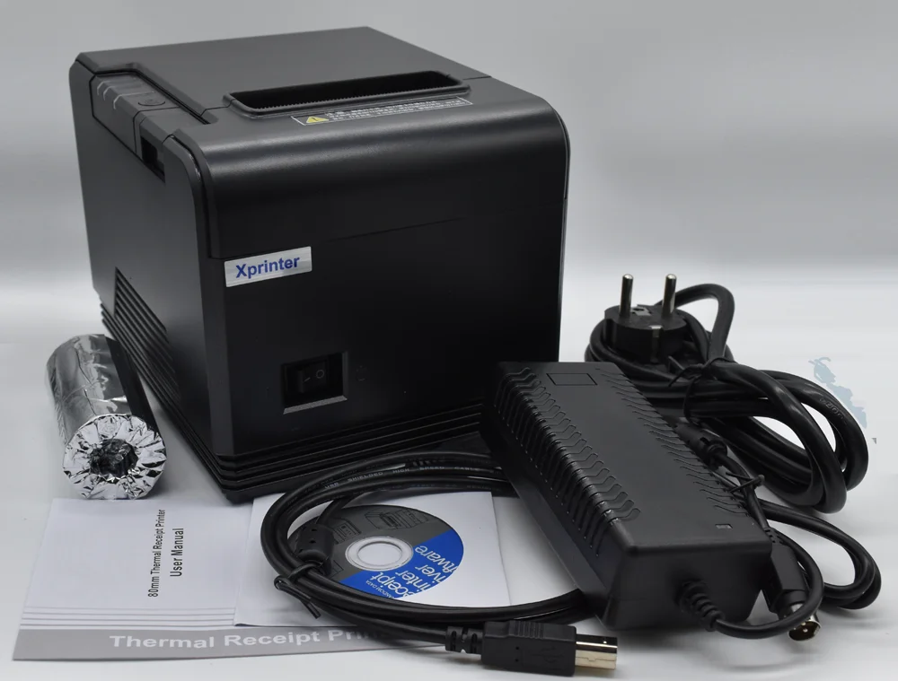 Высокое качество 200 мм/секция 80 мм авторезак чековый принтер POS с usb + lan/usb