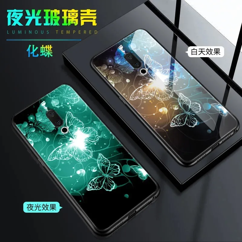 Чехол-накладка для Meizu M5 M6 Note 8 9 16 16X 16XS 16th Plus 16T 16S Pro из закаленного стекла