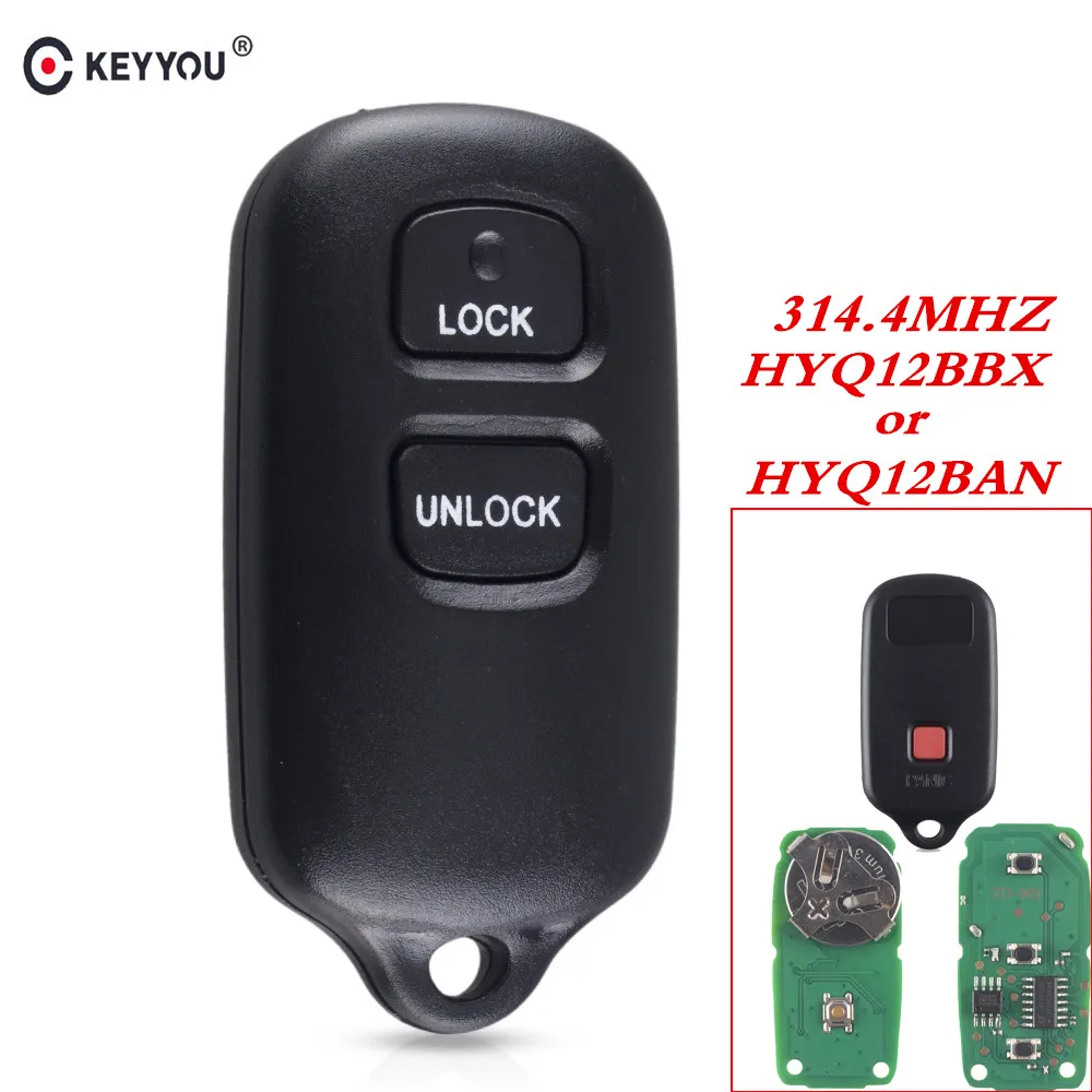 Пульт дистанционного управления KEYYOU для Toyota HYQ12BAN 314 4 МГц 2 кнопки|Ключ от авто| |
