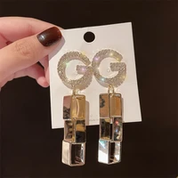 luxury fashion large letter g jewelry earrings earrings for woman korean fashion temperament classic personality party jewelry