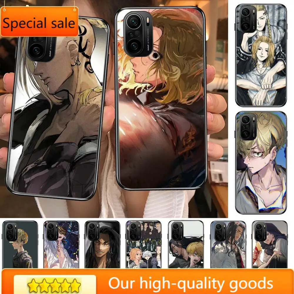 

top anime Tokyo Revengers Phone Case For xiaomi redmi POCO F1 F2 F3 X3 Pro M3 9C 10T Lite NFC Black Cover Silicone Back Prett mi