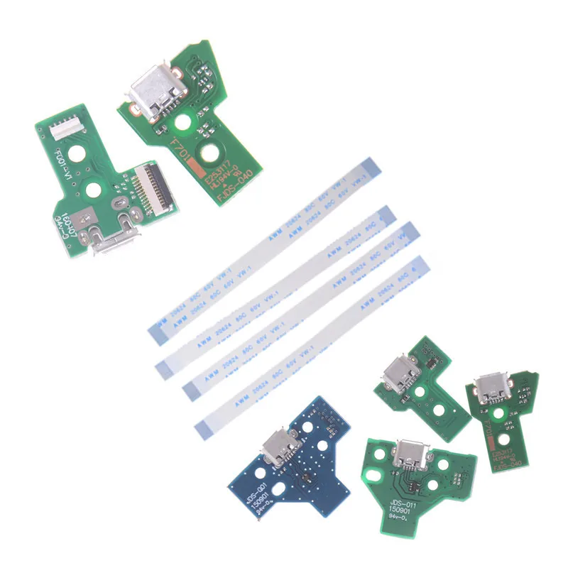 Usb разъем для зарядки плата зарядного устройства с гибким ленточным кабелем PS4 Pro