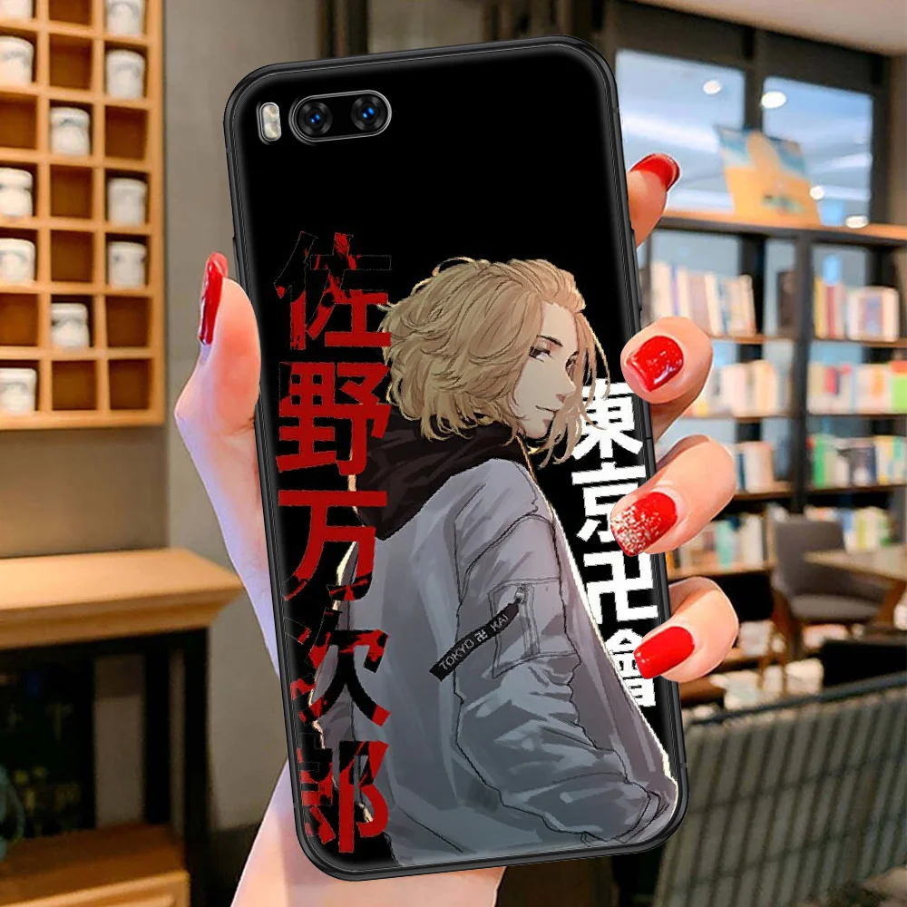 Tokyo Revengers Phone case For Xiaomi Mi Max Note 3 A2 A3 8 9 9T 10 Lite Pro Ultra black soft coque luxury funda 3D waterproof | Мобильные