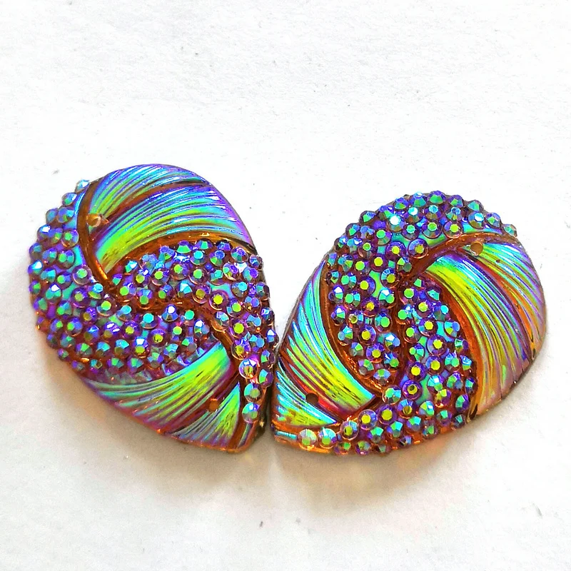 Каучуковые камни и Кристаллы Стразы фиолетовые красные синие зеленые костюмы