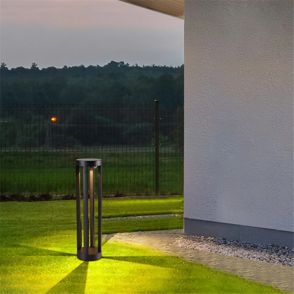 Outdoor Waterproof Lights LED15W Lawn Lamp Garden Landscape Lamp Fence Post Lamp Aluminum Device Lawn Lamp Lighting
