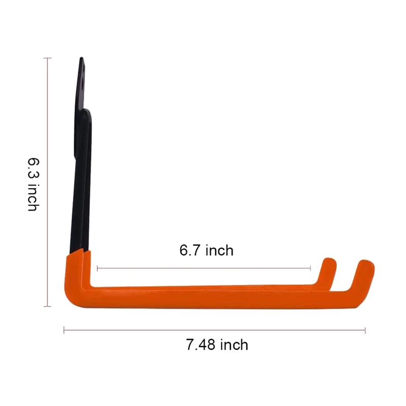 Двойные гаражные крючки настенное крепление и сверхпрочная Вешалка органайзер