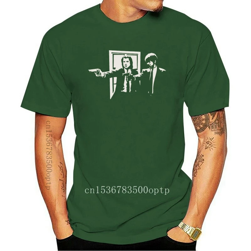 

New Pulp Fiction Bmf Film Quentin Tarantino Black Cotton T-Shirt 01043 Customize Tee Shirt