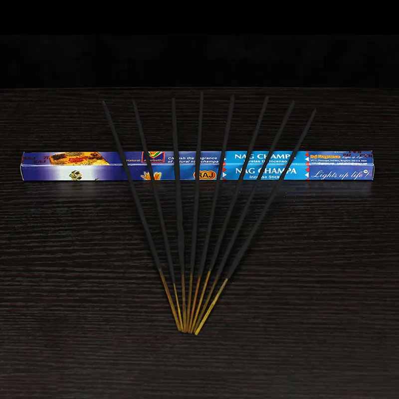 Цветочный запах индийские палочки для благовоний Nag Champa фиолетовая палочка