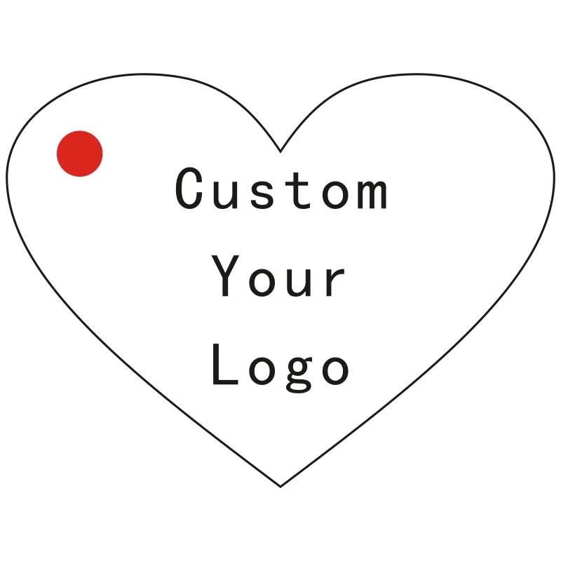 Пользовательские прямоугольные подвесные бирки логотип мода одежда этикетка