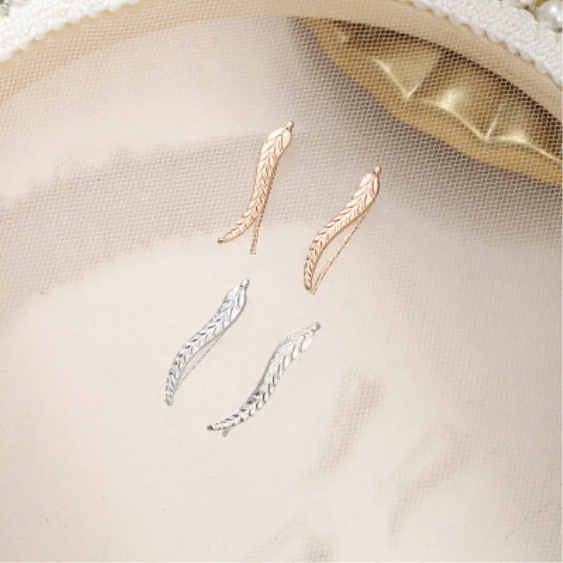 2020 Горячая Распродажа 1 пара золотых сережек на клипсах оптовая цена модные