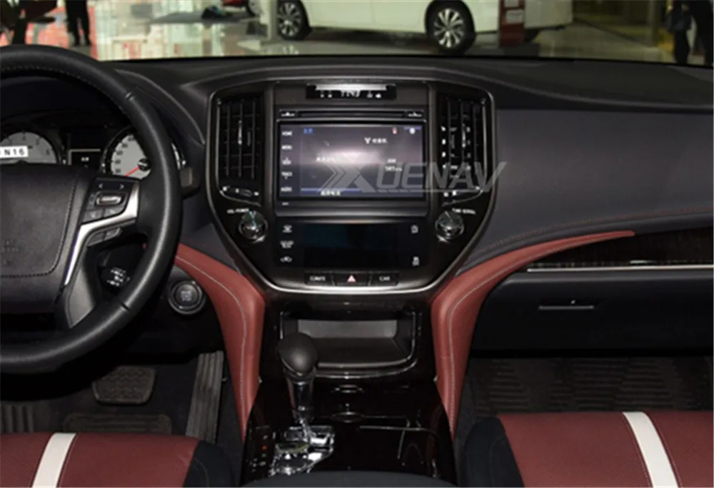 

XUENAV Android system Car GPS Radio GPS Navigation For-TOYOTA CROWN Fourteenth 14th Multimedia Player 13.6 inch Vertical Screen