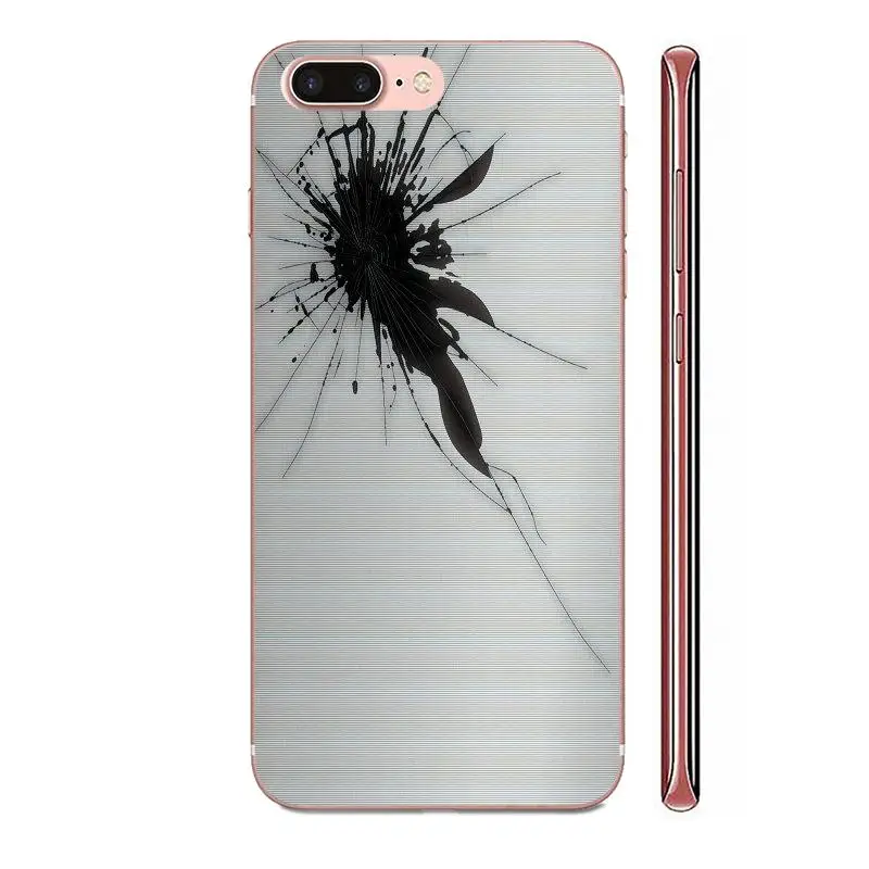 Transparent Soft Shell For Samsung Galaxy Note 8 9 10 Pro S4 S5 S6 S7 S8 S9 S10 S11 S11E S20 Edge Plus Ultra Broken Screen | Мобильные