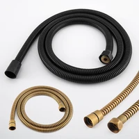 g12 inch flexible shower hose 1 5m plumbing hoses stainless steel chrome bathroom water head shower head pipe 4 colors choice