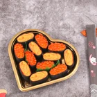 Коробка для суши одноразовая в форме сердца, сашими, тарелка для выноса, пищевой контейнер для доставки, Салатница, поднос для фаст-фуда