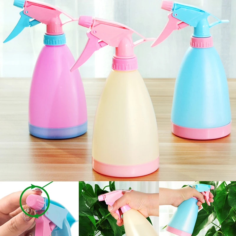 Совершенно новая пластиковая пустая бутылка-распылитель для воды карамельного