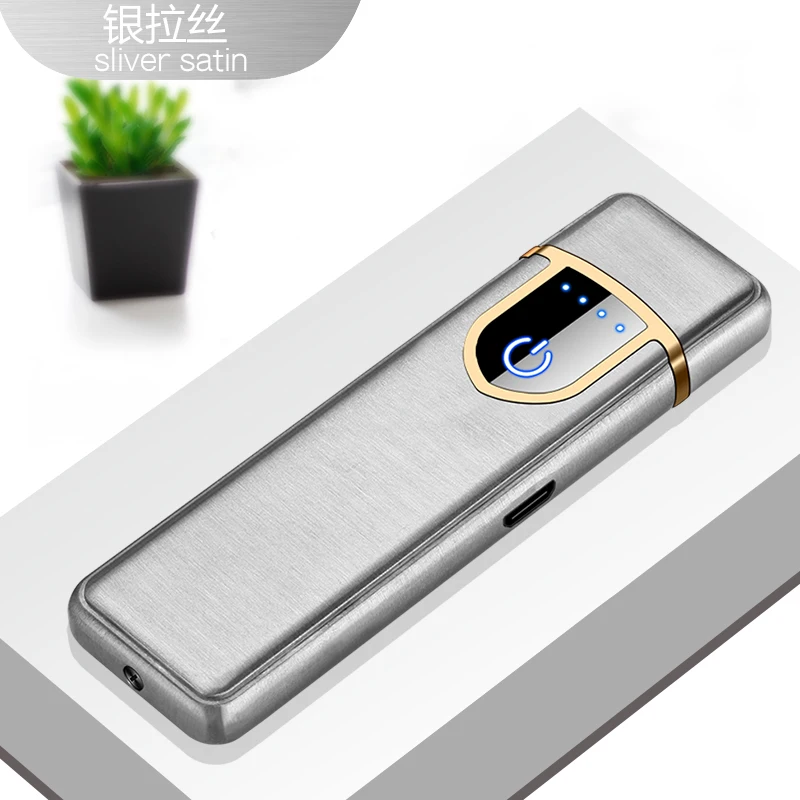 11 Encendedor гравировка буквы цифровой настраиваемый USB Elctronic зарядка Зажигалка сенсорный ветрозащитный Smok сигареты классический - Цвет: 11