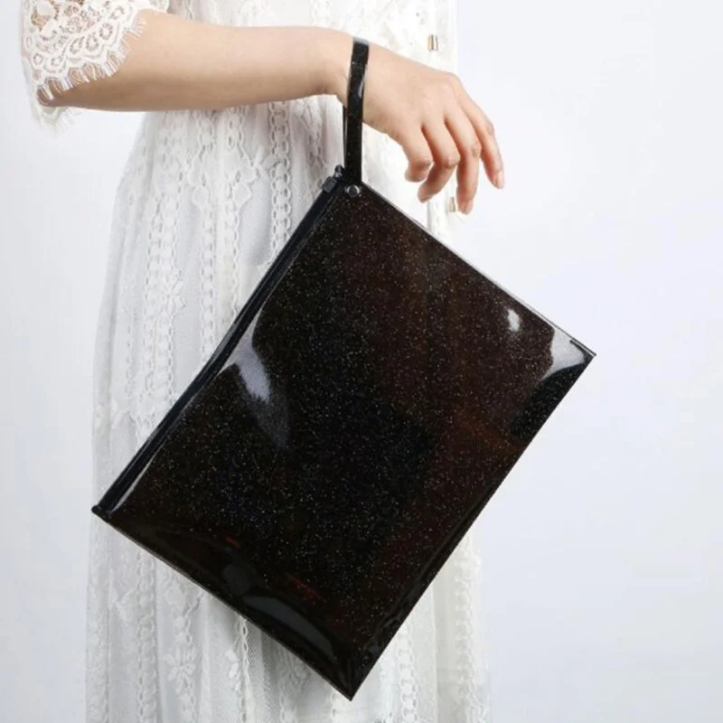 

Travel Black Cosmetic Bag Women Makeup Bag Beauty Case Ladies Zipper Waterproof Wash Toiletry Organizer Make Up Pouch