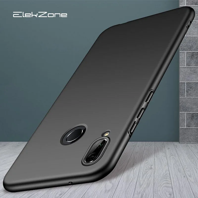 

Ударопрочный матовый поликарбонатный чехол для Huawei P20 5,8 ''роскошный резиновый Премиум ультратонкий простой черный поликарбонатный чехол д...