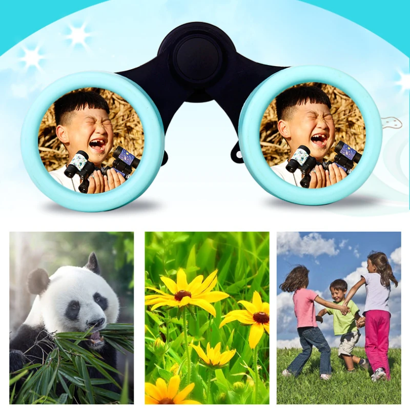 Professional 4X30mm Kids Binocular Telescope Children Educational Learning Bird Watching Folding Optics telescope | Инструменты