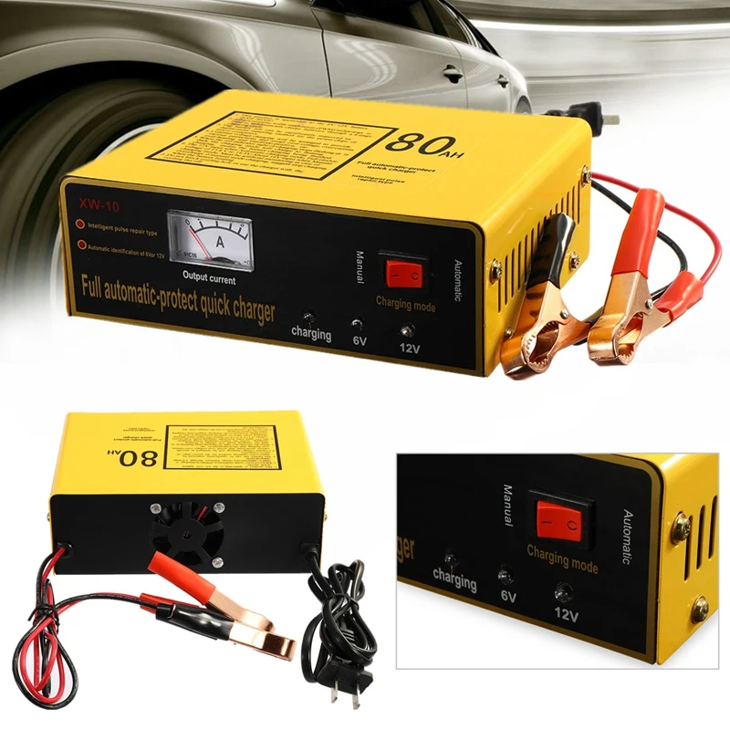 

1 Pcs Us Plug Automatic Intelligent Car Battery Charger Negetive & 4 Set Motorcycle Carburetor Repair Kit