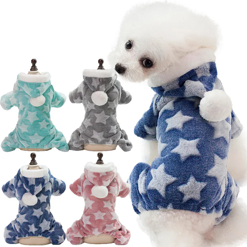 

Soft Fleece Dog Jumpsuit Winter Dog Clothes Dogs Coat Jacket Pet Pajamas Chihuahua Clothing for Small Dogs Outfit Pets Clothing