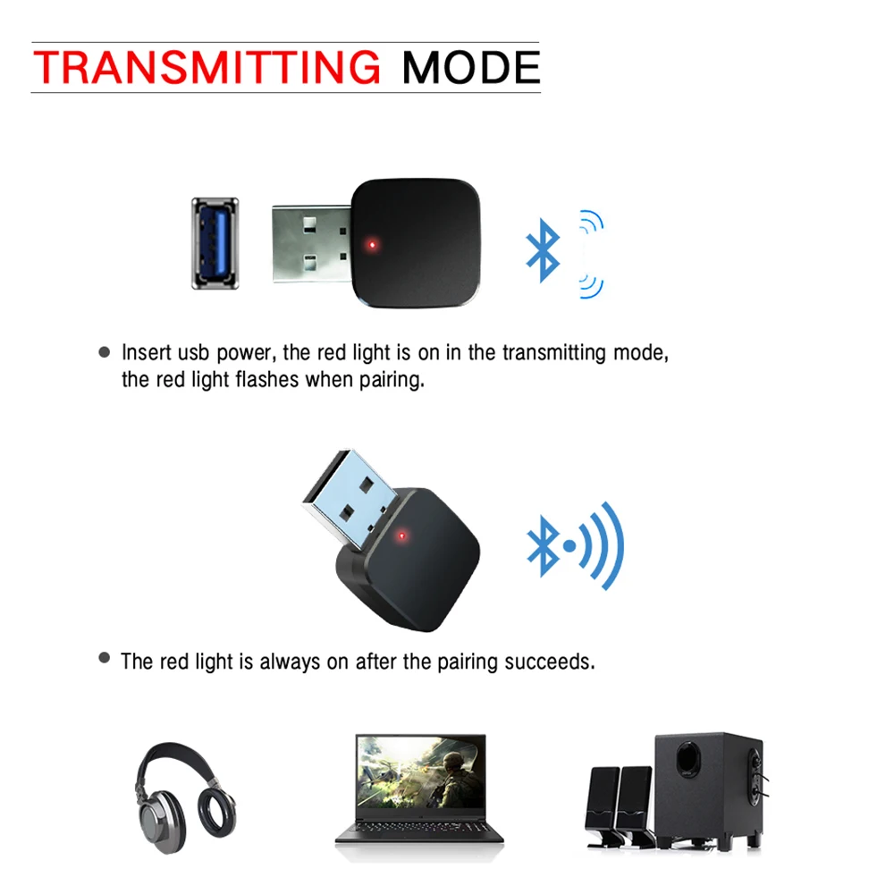 Aux-кабель 3 5 мм USB V5.0 Bluetooth-приемник передатчики аудио музыка стерео адаптер ключ