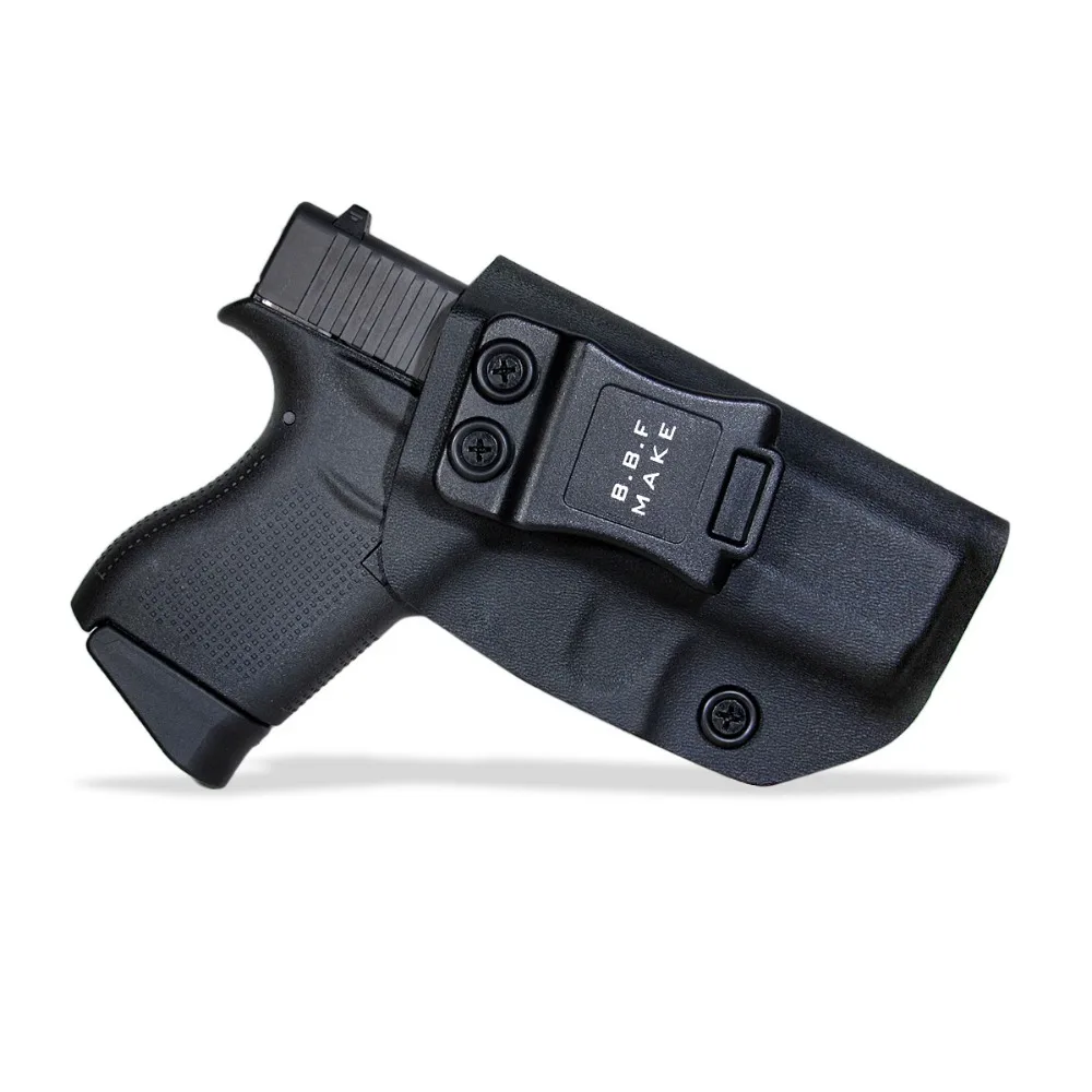 B.B.F Make IWB KYDEX кобура на заказ подходит: Глок 43 Глок 43X пистолет кобура внутри скрытый кейс для пистолета пистолеты сумка аксессуары