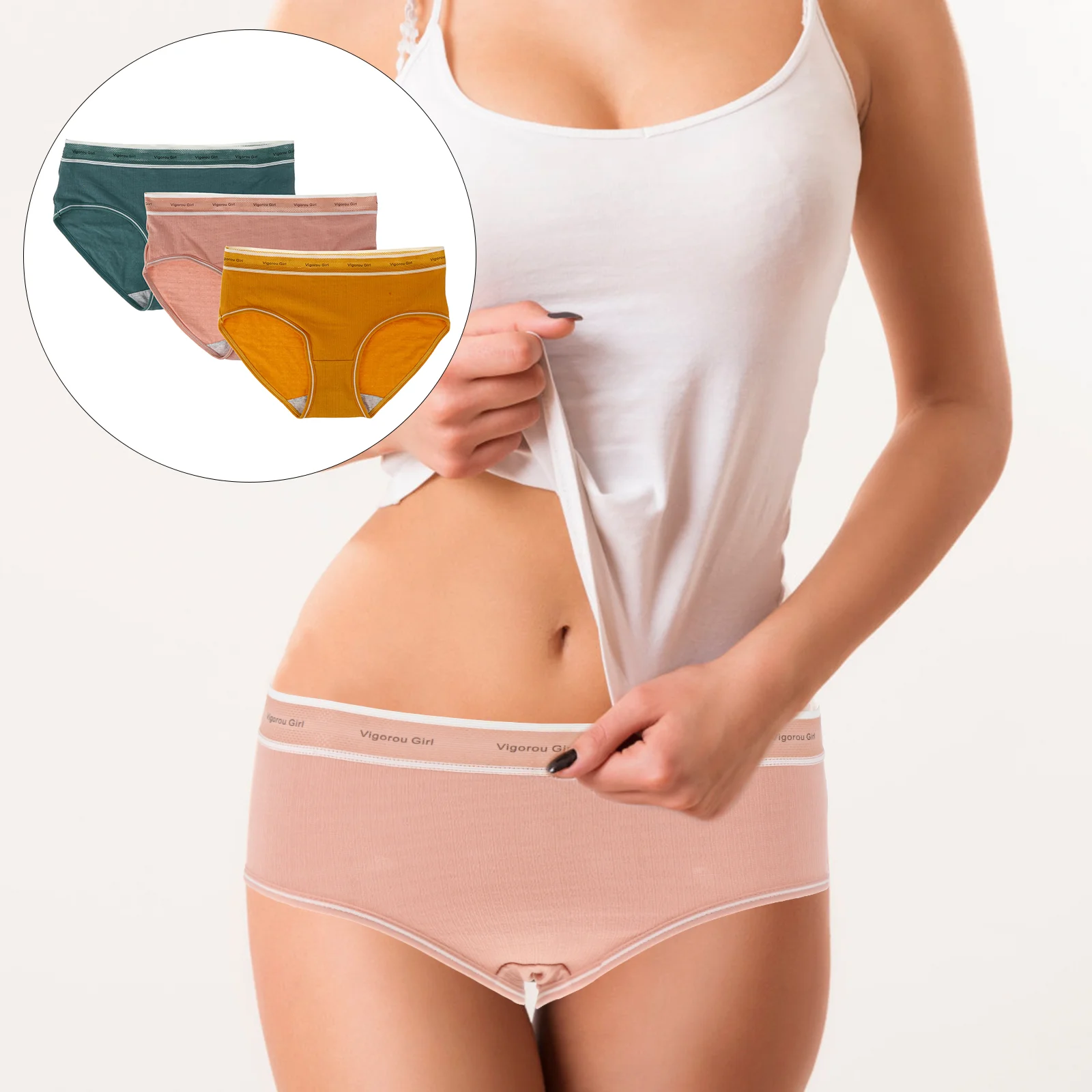 

3 шт., хлопковые трусы-брифы