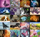 5ddiy алмазная живопись, алмазная вышивка, мозаика, настраиваемая круглая Алмазная Имитация, Набор для вышивки крестиком, украшение для дома