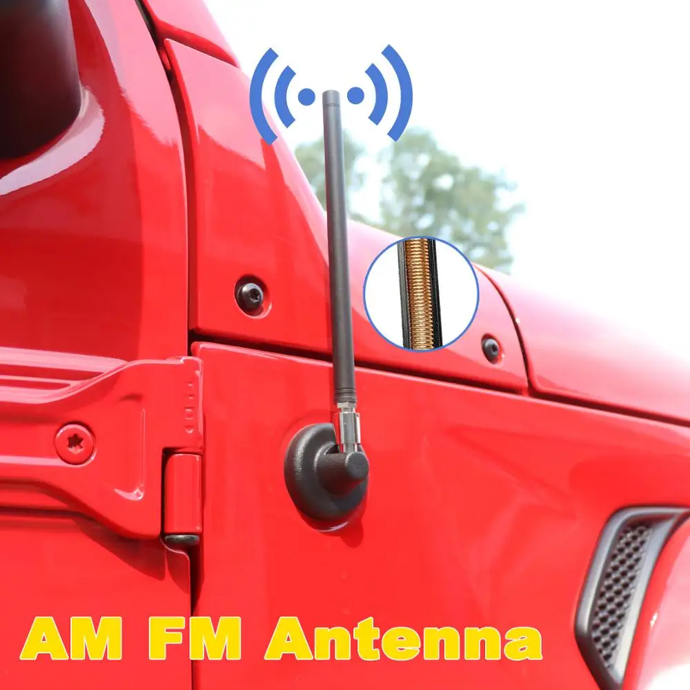 Мачтовая антенна 8 дюйма для Jeep Wrangler JK 2007-2018 JL 2018 2019 автомобильный усилитель