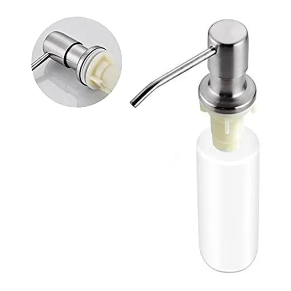 

2 Pack Soap Dispenser for Kitchen Sink Built in Design Sink Soap Dispenser,Kitchen Soap Pump with Bottle (300Ml)