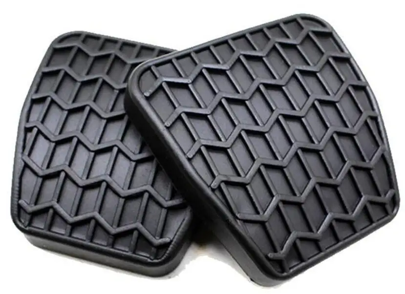 2pcs CAPQX для Geely Emgrand 7 EC7 Vision, авто педаль тормоза, педаль тормоза, Противоскользящий коврик, тормозная колодка, сменные комплекты - Цвет: 2pcs